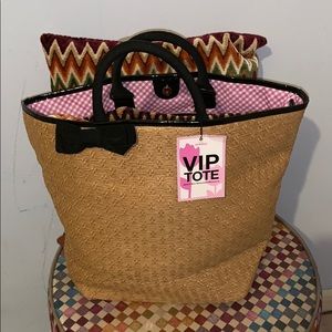 Bath & Body Works raffia tote